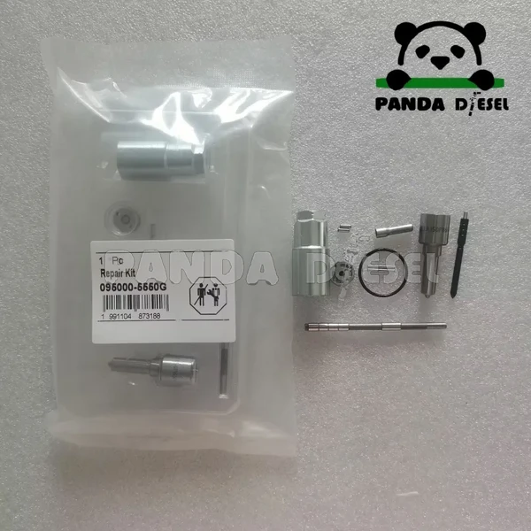 ремонтные комплекты форсунок Common Rail Denso 095000-5550 для Hyundai Mighty County 33800-45700, распылитель форсунки HD78 DLLA150P866 093400-8660, клапанная пластина #04