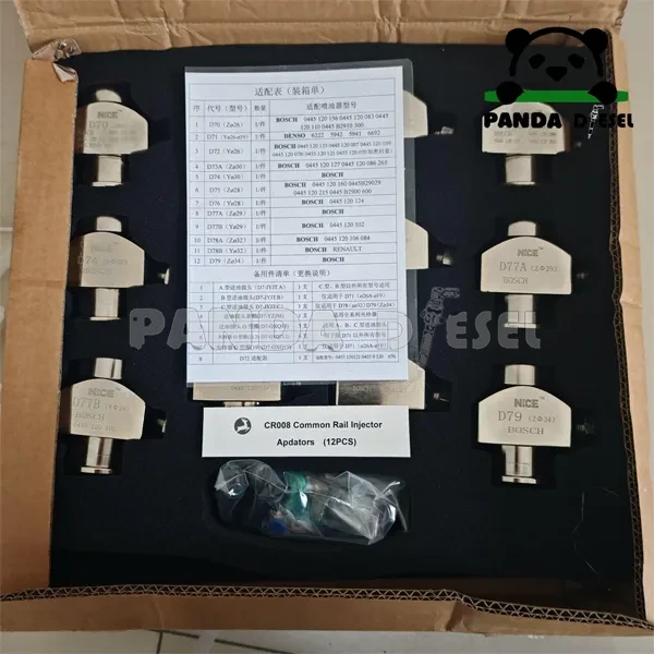 cr008 адаптеры для форсунок common rail дизельных двигателей
