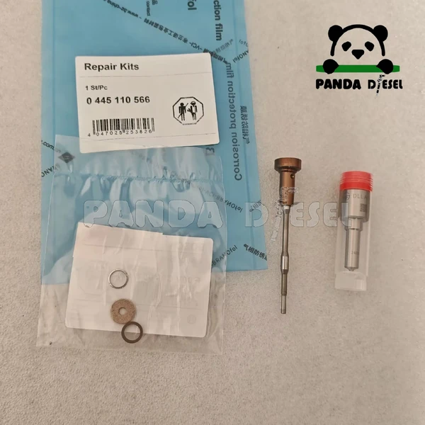 комплекты форсунок Common Rail для 0445110566 с распылителем dlla156p2401 и клапаном f00vc01372 (10)
